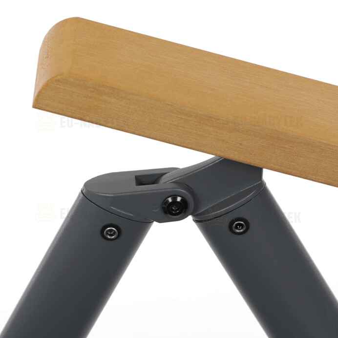 Zahradní židle, hliník, síťovina, šedá, AZC-W1408 GREY