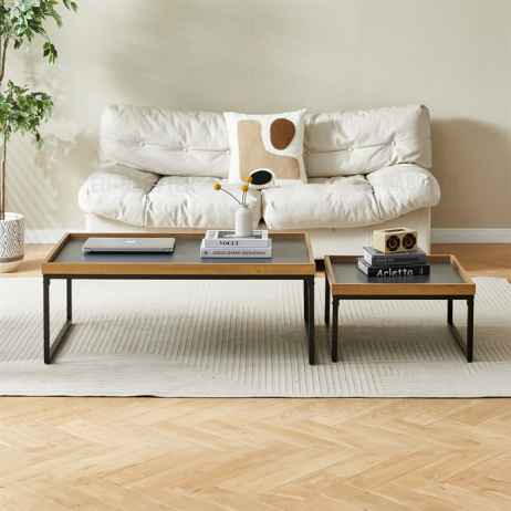 Konferenční stolek 100x60x39cm, mdf, dub, CT-611 OAK