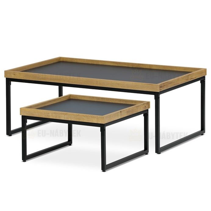 Konferenční stolek 100x60x39cm, mdf, dub, CT-611 OAK