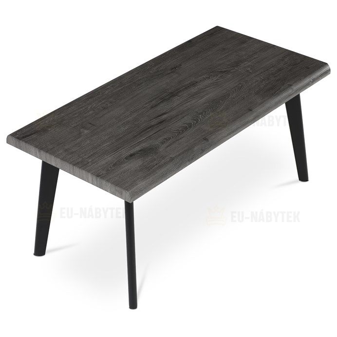 Konferenční stolek 120x60x55cm, mdf, šedý dub, CT-F4412 GREY