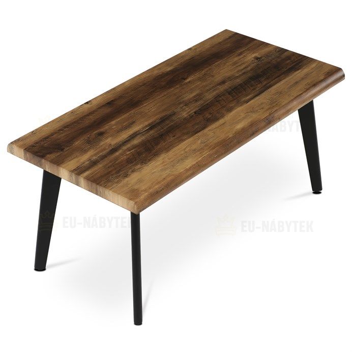 Konferenční stolek 120x60x55cm, mdf, old wood, CT-F4412 OLW