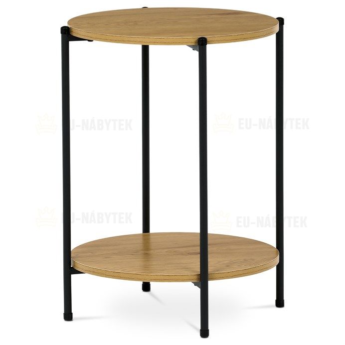 Odkládací stolek 44x44x56cm, mdf, divoký dub, CT-G1005 OAK