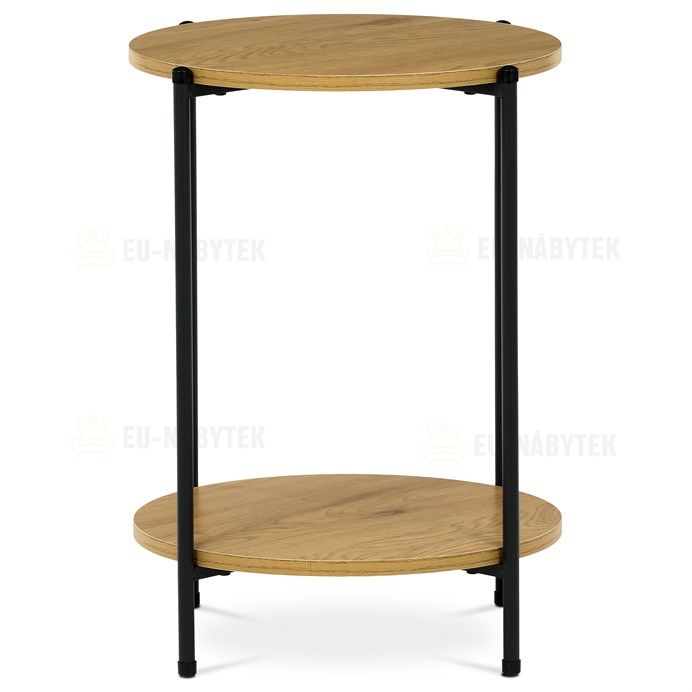 Odkládací stolek 44x44x56cm, mdf, divoký dub, CT-G1005 OAK