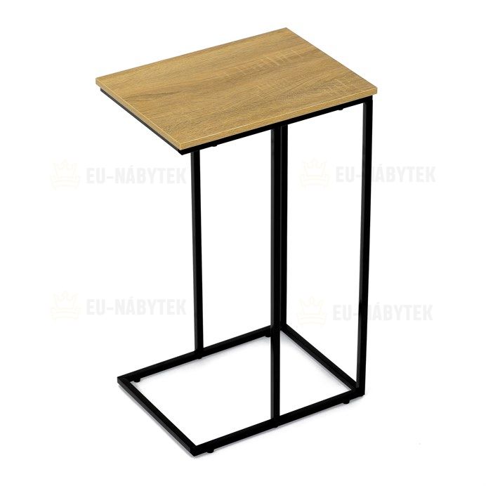 Odkládací stolek 30x40x66cm, mdf, divoký dub, CT-G1040 OAK