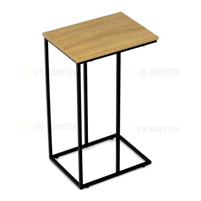 Odkládací stolek 30x40x66cm, mdf, divoký dub, CT-G1040 OAK