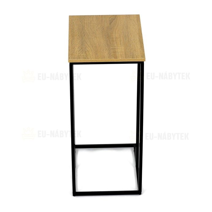 Odkládací stolek 30x40x66cm, mdf, divoký dub, CT-G1040 OAK