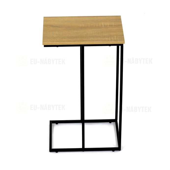 Odkládací stolek 30x40x66cm, mdf, divoký dub, CT-G1040 OAK