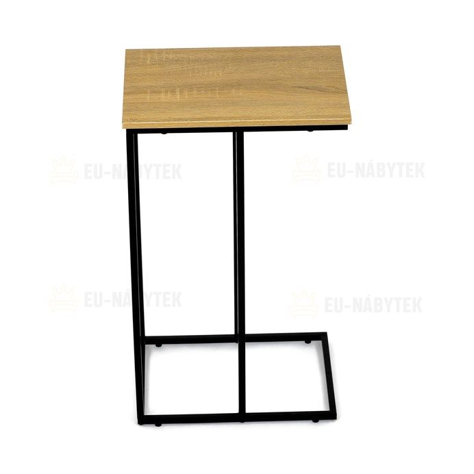 Odkládací stolek 30x40x66cm, mdf, divoký dub, CT-G1040 OAK