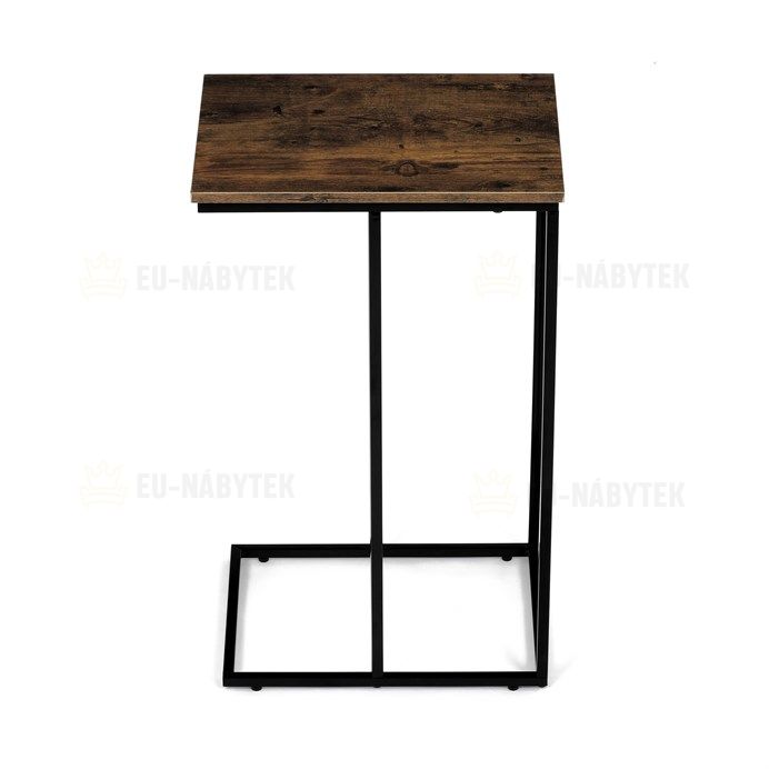 Odkládací stolek 30x40x66cm, mdf, old wood, CT-G1040 OLW