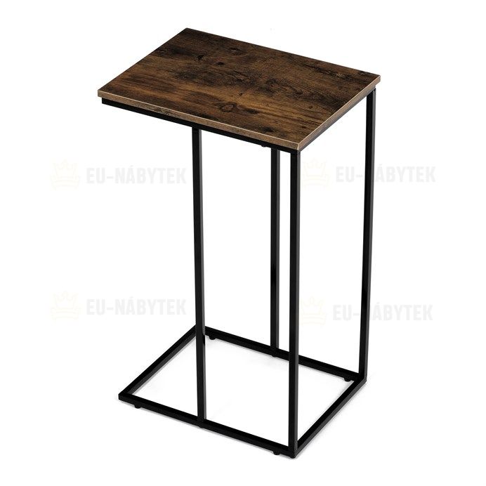 Odkládací stolek 30x40x66cm, mdf, old wood, CT-G1040 OLW