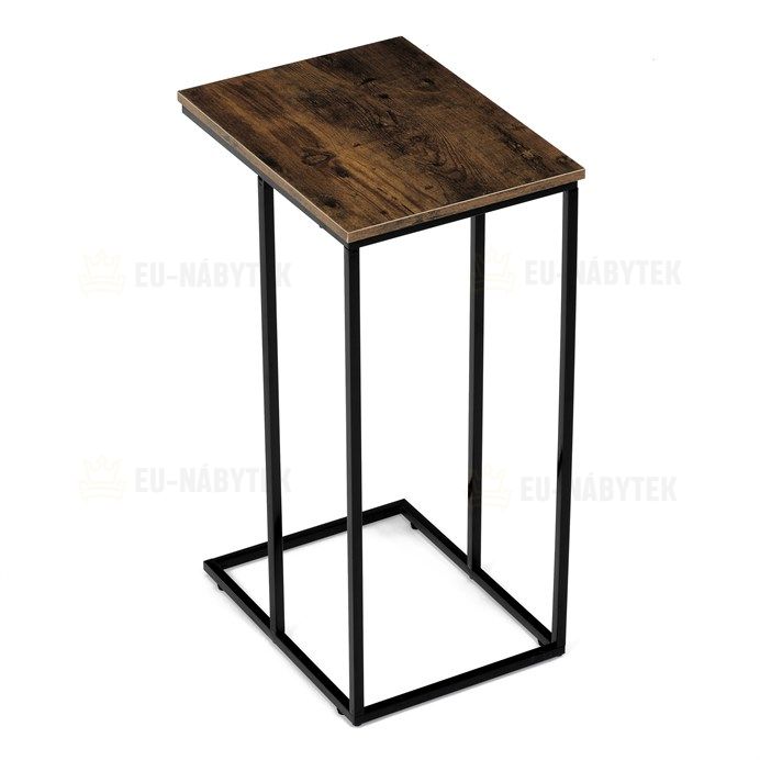 Odkládací stolek 30x40x66cm, mdf, old wood, CT-G1040 OLW