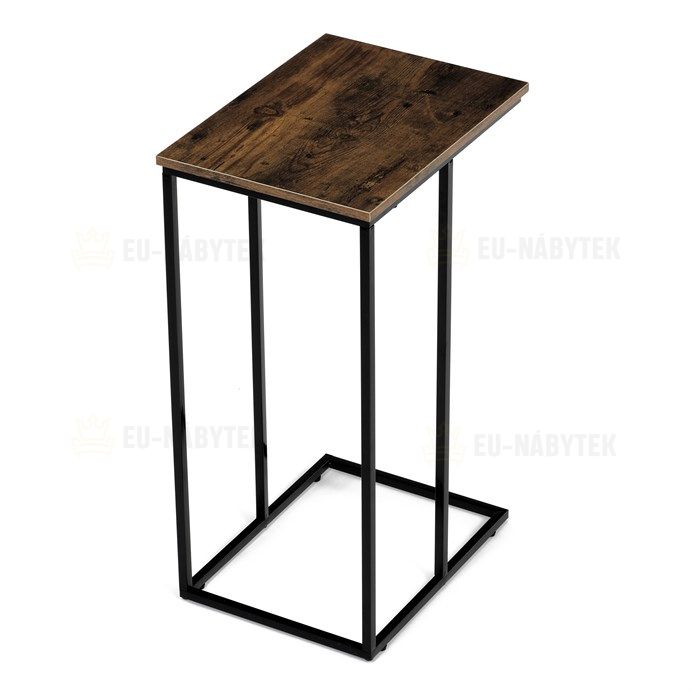 Odkládací stolek 30x40x66cm, mdf, old wood, CT-G1040 OLW