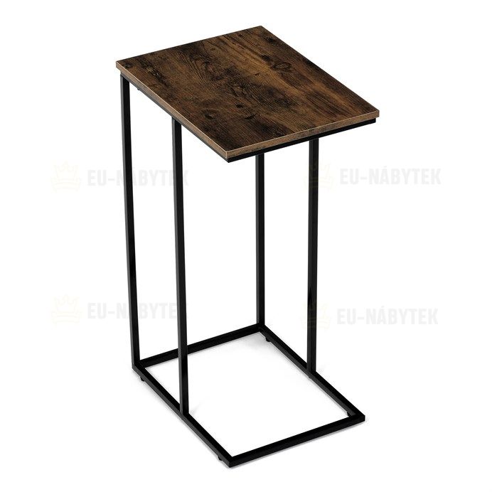 Odkládací stolek 30x40x66cm, mdf, old wood, CT-G1040 OLW