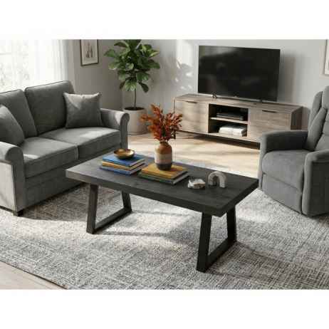 Konferenční stolek 120x60x50cm, lamino, šedý dub, CT-R5212 GREY