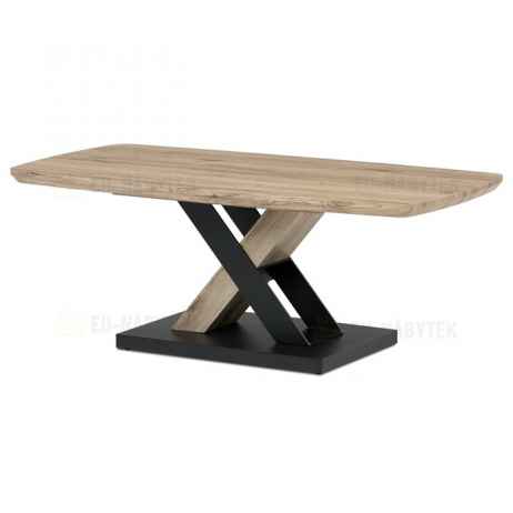 Konferenční stolek 120x60x46cm, mdf, dub san remo, CT-W1570 SRE