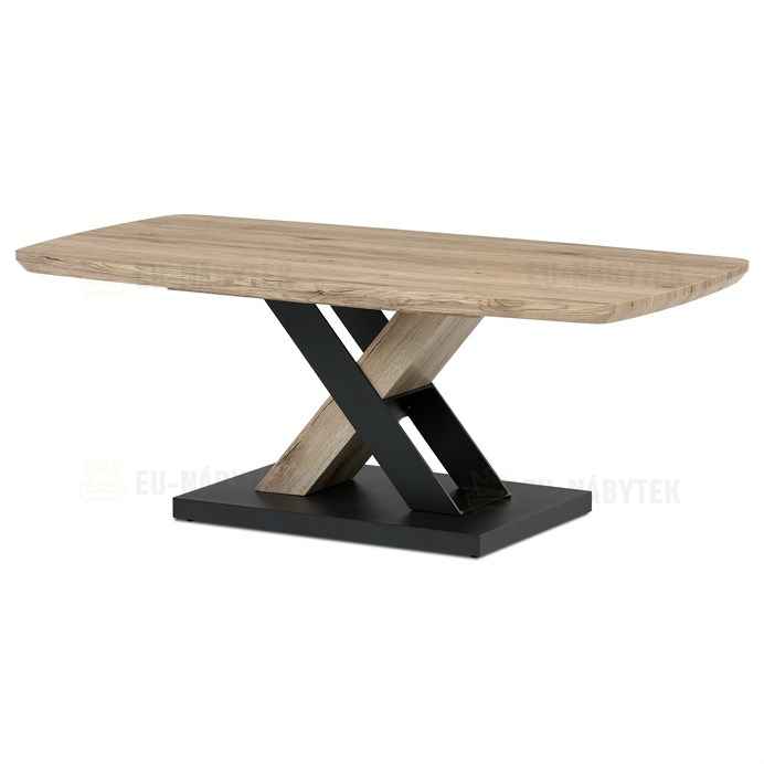 Konferenční stolek 120x60x46cm, mdf, dub san remo, CT-W1570 SRE