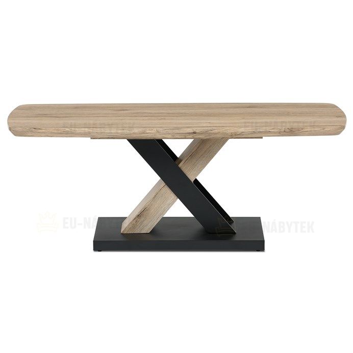 Konferenční stolek 120x60x46cm, mdf, dub san remo, CT-W1570 SRE