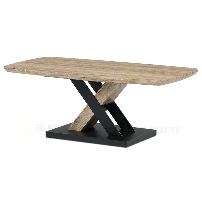 Konferenční stolek 120x60x46cm, mdf, dub san remo, CT-W1570 SRE