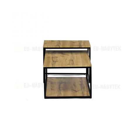 Konferenční stolek 100x50x35cm, mdf, divoký dub, CT-X7123 OAK