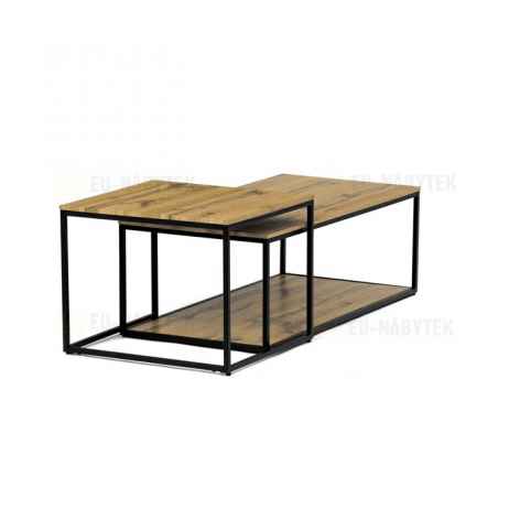 Konferenční stolek 100x50x35cm, mdf, divoký dub, CT-X7123 OAK