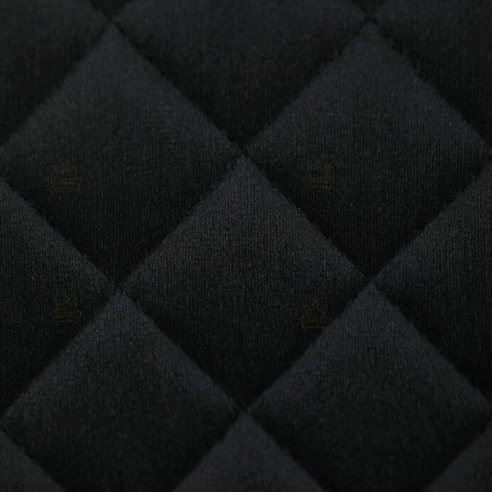 Jídelní židle, černá, sametová látka, DCL-973 BK4