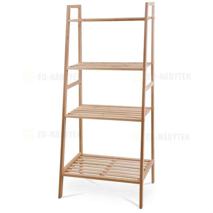 Regál, dřevo, přírodní, DR-N133 NAT