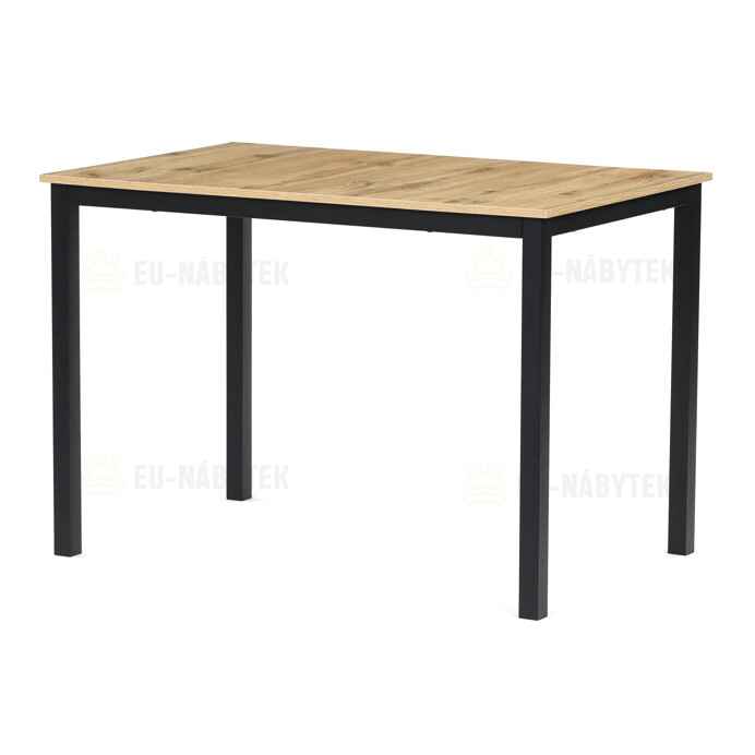 Jídelní stůl 110x70x75cm, mdf, divoký dub, GDT-202 OAK