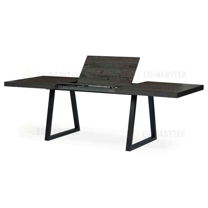 Jídelní stůl rozkládací 160-240x90 cm, lamino, šedý dub, HT-R5624 GREY