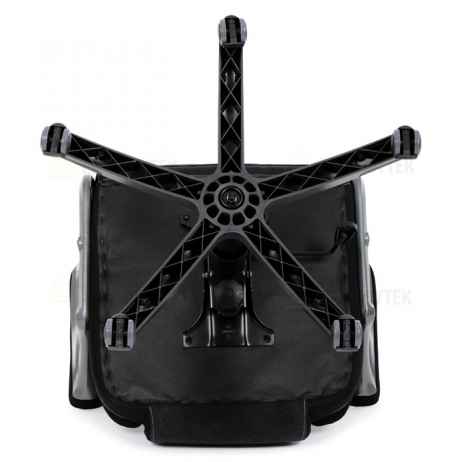 Kancelářské křeslo, houpací mechanismus, černá látka, KA-C715 BK2