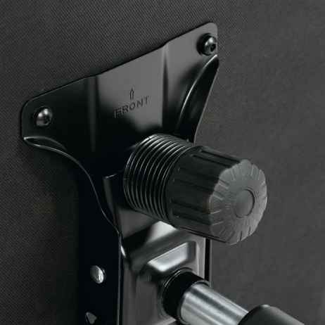 Kancelářské křeslo, houpací mechanismus, černá látka, KA-C715 BK2