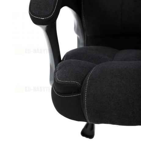 Kancelářské křeslo, houpací mechanismus, černá látka, KA-C715 BK2