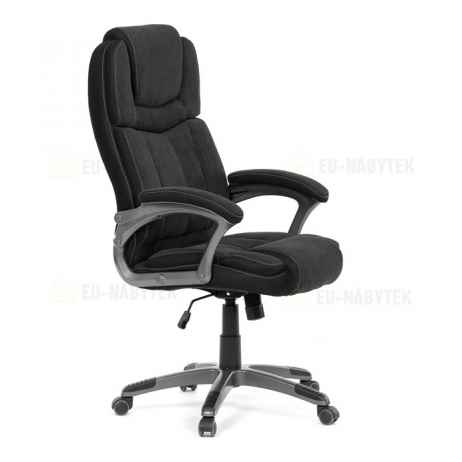 Kancelářské křeslo, houpací mechanismus, černá látka, KA-C715 BK2