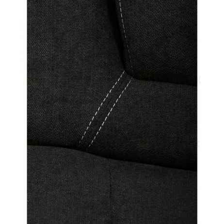 Kancelářské křeslo, houpací mechanismus, černá látka, KA-C715 BK2