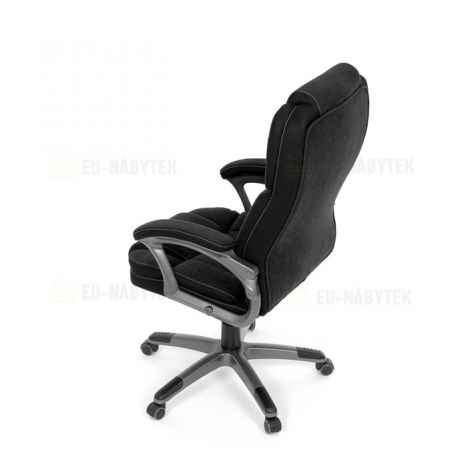 Kancelářské křeslo, houpací mechanismus, černá látka, KA-C715 BK2
