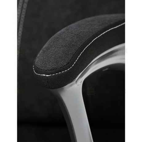 Kancelářské křeslo, houpací mechanismus, černá látka, KA-C715 BK2