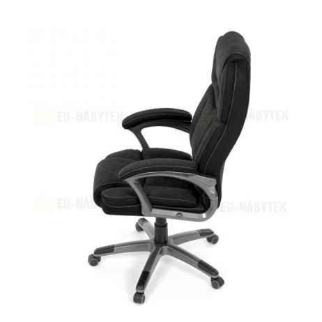 Kancelářské křeslo, houpací mechanismus, černá látka, KA-C715 BK2