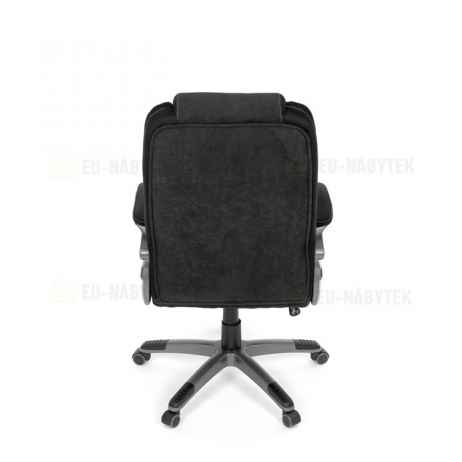 Kancelářské křeslo, houpací mechanismus, černá látka, KA-C715 BK2