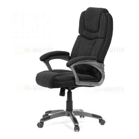 Kancelářské křeslo, houpací mechanismus, černá látka, KA-C715 BK2