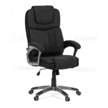 Kancelářské křeslo, houpací mechanismus, černá látka, KA-C715 BK2
