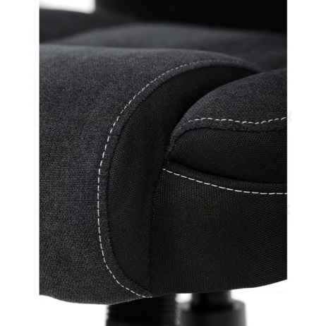 Kancelářské křeslo, houpací mechanismus, černá látka, KA-C715 BK2