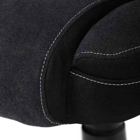 Kancelářské křeslo, houpací mechanismus, černá látka, KA-C715 BK2