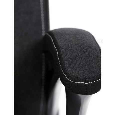 Kancelářské křeslo, houpací mechanismus, černá látka, KA-C715 BK2