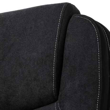 Kancelářské křeslo, houpací mechanismus, černá látka, KA-C715 BK2