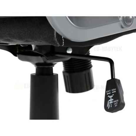 Kancelářské křeslo, houpací mechanismus, černá látka, KA-C715 BK2