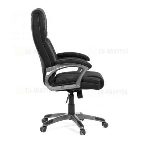 Kancelářské křeslo, houpací mechanismus, černá látka, KA-C715 BK2
