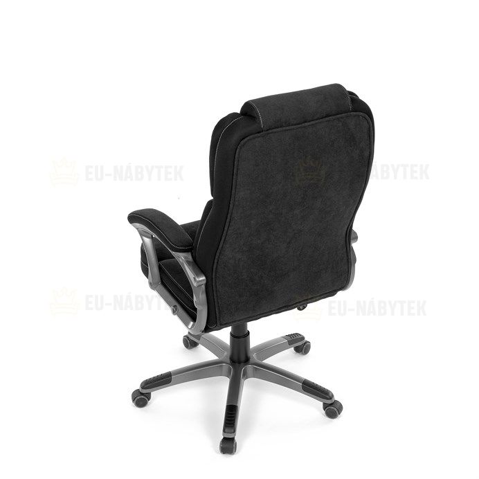 Kancelářské křeslo, houpací mechanismus, černá látka, KA-C715 BK2