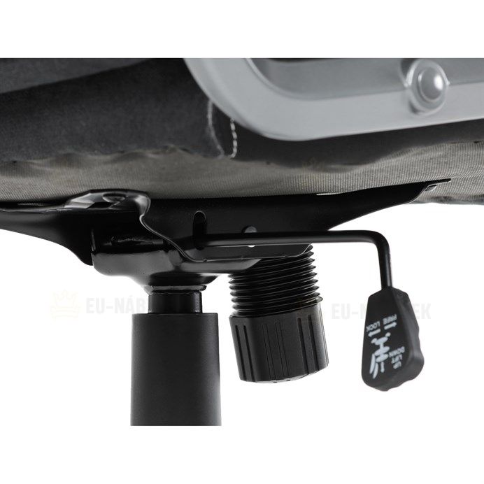 Kancelářské křeslo, houpací mechanismus, černá látka, KA-C715 BK2