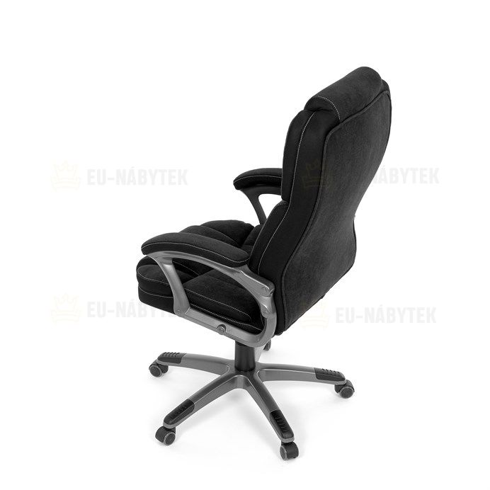 Kancelářské křeslo, houpací mechanismus, černá látka, KA-C715 BK2