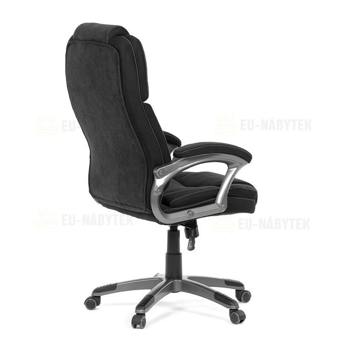 Kancelářské křeslo, houpací mechanismus, černá látka, KA-C715 BK2