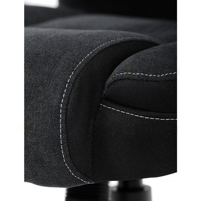 Kancelářské křeslo, houpací mechanismus, černá látka, KA-C715 BK2